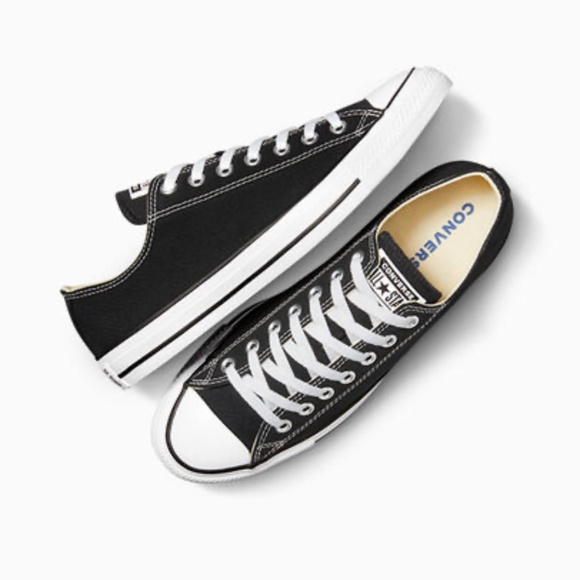 EUC [Converse] Iconic Black Chuck Taylor ALL STAR Low-Top Unisex Shoes | 12 - 14 - Picture 3 of 13